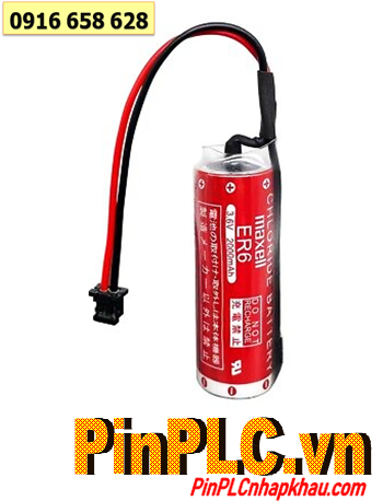 Maxell ER6C (Dây zắc cắm đen nhỏ), Pin Maxell Super ER6C lithium 3.6v, Xuất xứ NHẬT 